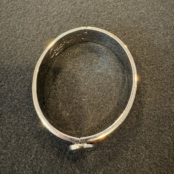 Coach retired colorful signature stripe enamel bangle bracelet - Picture 4 of 13